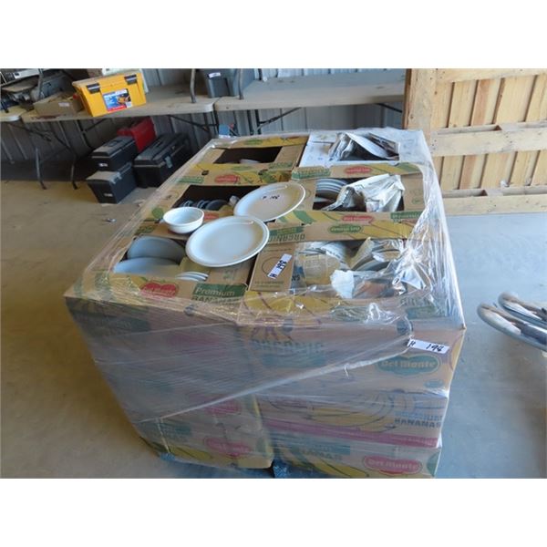 Over 300 Pcs Restaurant Dishes, Schmidt Porcelain, Plates, Cups & Bowls