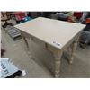 Image 2 : Painted Table w Drawer 30"H 34" W 20"D