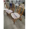 Image 2 : 6 Matching Bamboo Sunroom Chairs