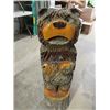 Image 4 : Wooden Carved Bear Ornament With Welcome Sign
