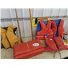 Image 2 : Life Jackets, 2 Paddles, & Camping Sleeping Pad