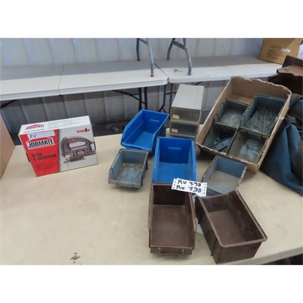 New Parts Bins & Job Mate Jig Saw