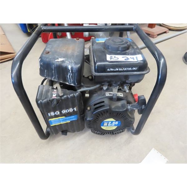Power Fist 2.66 HP Gas 2" Water Pump - Working
