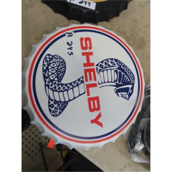Metal Shelby 16" RD Sign
