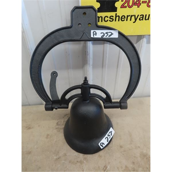 Cast Bell w Cradle - Bell Base is 8" RD