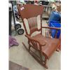Image 2 : Wooden Rocking Chair & Wooden K Chair