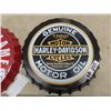 Image 3 : 2 Metal 16" Rd Signs- 1) Calgary Glames  & 1) Harley Davidson