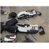 Image 3 : Goalie Equipment - Helmet, Goalie Pads, Skates, Gloves & Blocker- Most Items are used, however only 