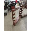 Image 3 : 2 Wood Wall Mount Gun Racks - 1 Drawer Needs Repair