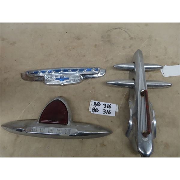 Auto Emblem- Chev , & Dodge