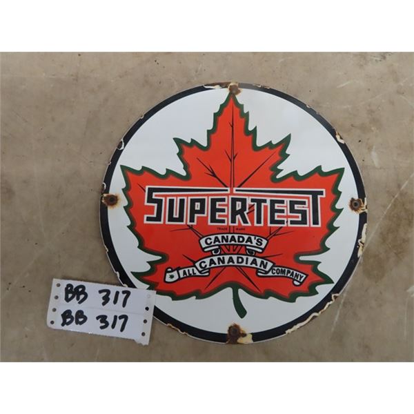 Porc Supertest 12" Rd Sign