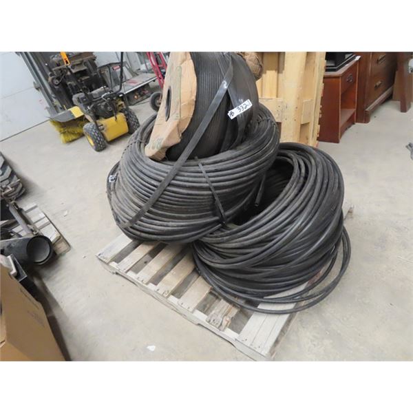 Pallet of 4 Hoses, PVC on 3, 1/2"