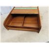 Image 3 : Teak Roll Up Desk Organizer