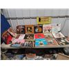 Image 1 : Approx 55 Vintage Records - Various Artists Some Moisture Damage on Bottom of Record Covers