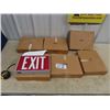 Image 1 : 6 New Exit Lights 7.5" x 12"