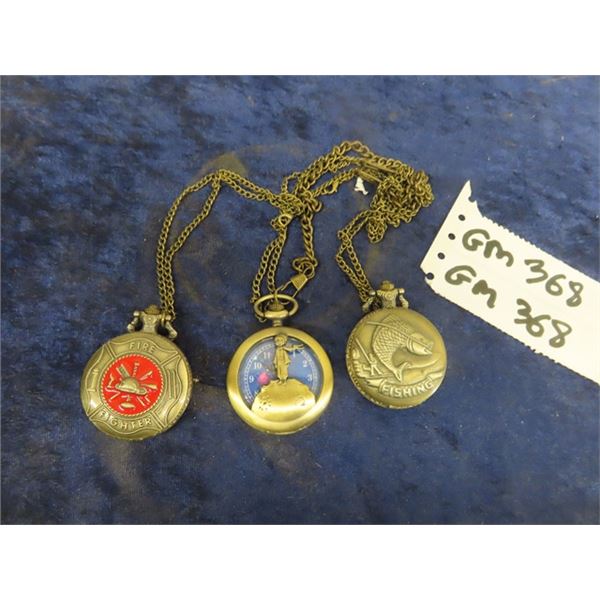 3 Modern Pocket Watches