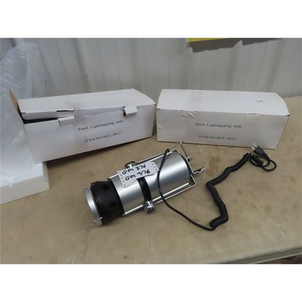 2 New Track Lights w Plug