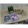 Image 1 : Elvis Photo & Stamp, Sheet Musci, 7 UP Carrier & Bottles, & Insulators