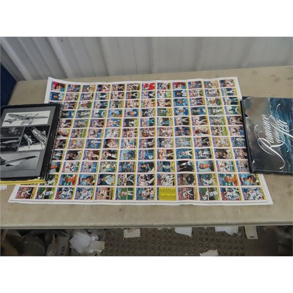 Uncut Baseball Cards - 1 is 1988 Topps & 1 is 1990