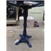 Image 3 : Cast Based Table w Jets Logo 28" H & 24" RD