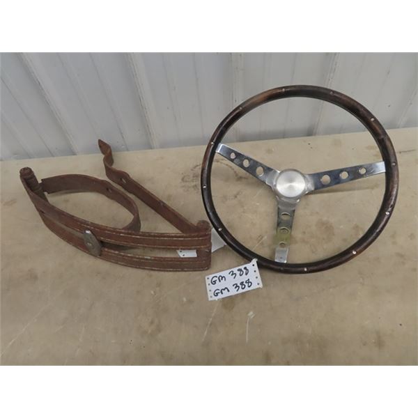 Steering Wheel & Part of Bumper