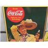 Image 2 : 1941 Coca Cola Cowboy Cardboard Sign 38" x 22.5"