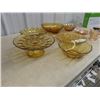Image 3 : Colored Glassware, Trays, Bowls, & Servers