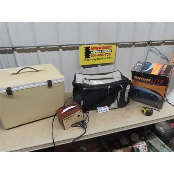 12 Volt Cooler, Converter & Car Cover, Plus!