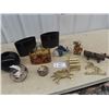 Image 1 : Vases, Brass Crab, Perfume Bottle, Plus More!