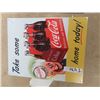 Image 2 : 2 Modern Metal Coca Cola Signs 12" x 16"
