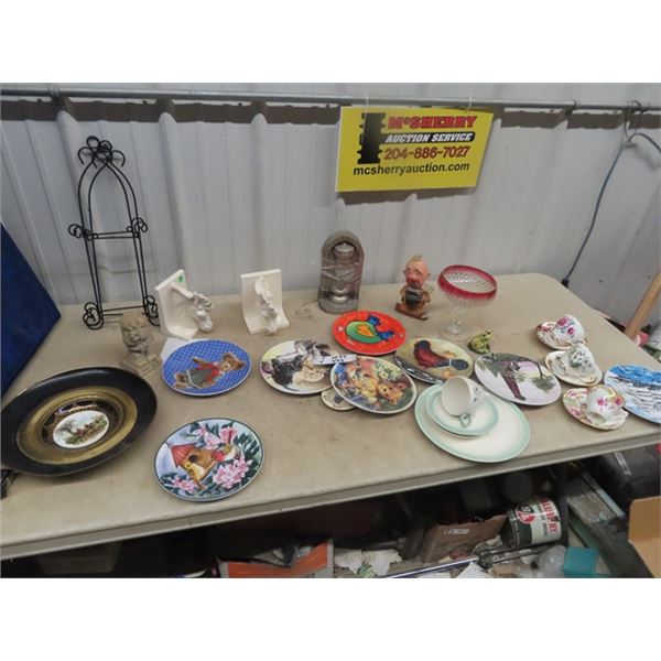 Collector Plates, Chins C & S , Book Ends, Plus!