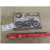Image 1 : Indian Motocycle Wheel Spoke In Box and Modern Indian Motorcycle Sign