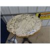 Image 3 : Cast Base & Granite Top Stand 26" X 20" Rd