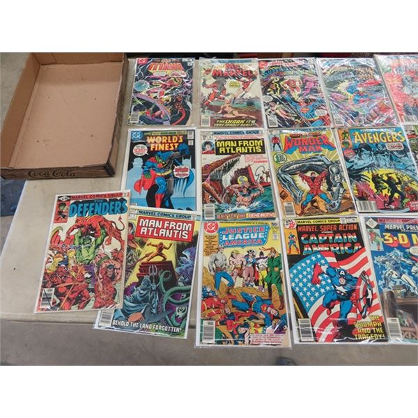 Approx 25 Comics- Marvel, DC 35 Cents & Up