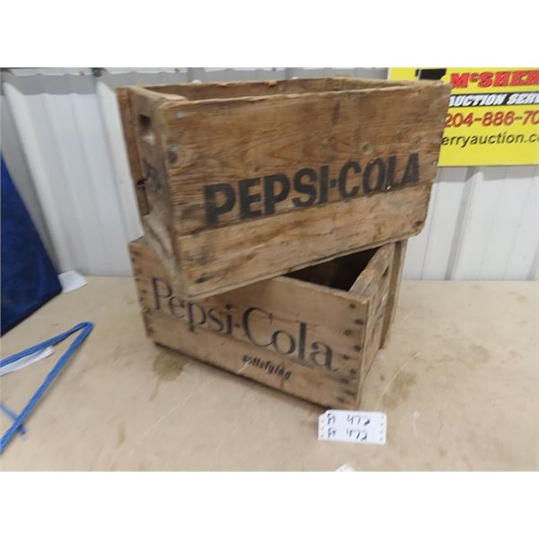 2 Pepsi Crates