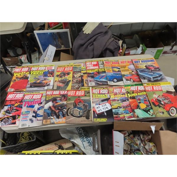 Approx 40 Hot Rod Magazines, 80's -90's Some Back to 1959