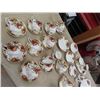 Image 2 : Approx 53 Royal Albert - Old Country Roses Place Setting- S & P , C & S & Trays