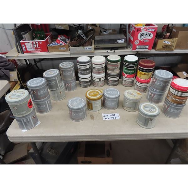 Approx 27 Tobacco Tins - Export, Plus One Matinee