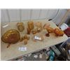 Image 1 : Carnival, Colored Glass, Blown Glass, Trays, Bowls, Centerpiece Plus More!