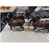 Image 2 : Clydesdale Horse & Wagon Ornament/Display Made to Scale