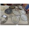 Image 2 : Silver Inlay Glass, Crystal, Cut Glass, Bowls, Trays Plus!