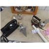 Image 2 : Wooden  Framed Mirror, Rotary Phone, Iron, Coal Oil Lamp, Plus More!