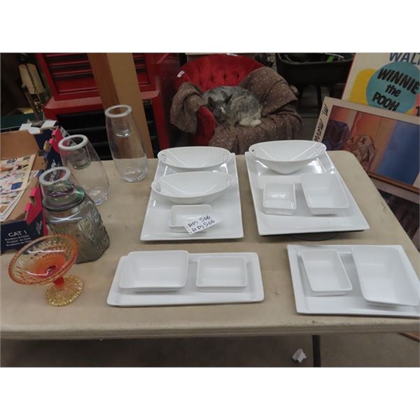 Servers, Trays, & Bowls, Candle Holder, & Cannister