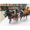 Image 3 : Clydesdale Horse & Wagon Ornament/Display Made to Scale