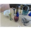 Image 3 : Approx 13 Art Glass Vases & Centerpieces