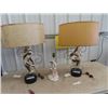 Image 1 : Chalkware Figurine Ballerina Lamps