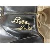 Image 3 : Bobby Hull Autographed Skates, Old Football Helmet & Back Catchers Mask