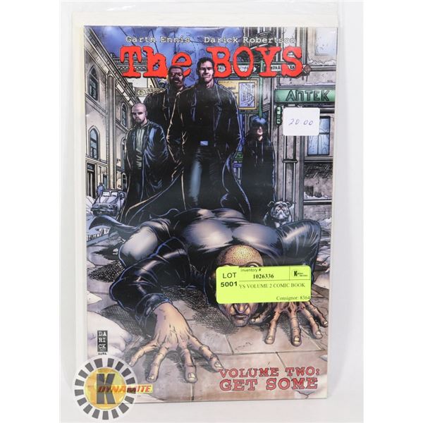 THE BOYS VOLUME 2 COMIC BOOK