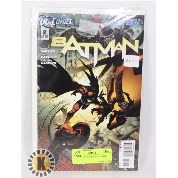 DC COMICS BOOK BATMAN THE NEW 52