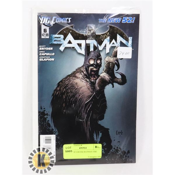 DC COMICS BOOK BATMAN THE NEW 52